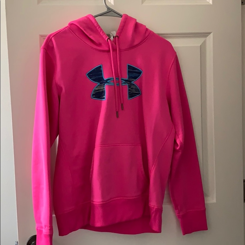 pink under armor sweater